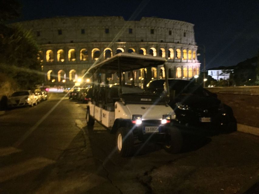 Rome: 2-Hour Golf Cart Sightseeing Tour at Night - How Rome After Dark Feels From a Golf Cart
