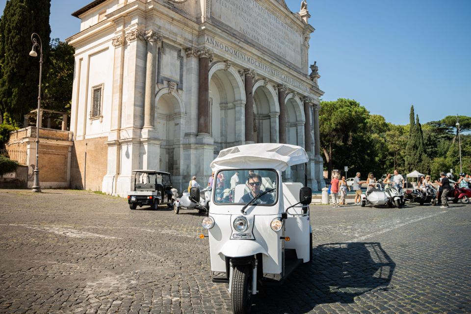 Rome: 2-Hour Vip Tuk-tuk tour with Hotel Pickup and Prosecco - Key highlights you’ll actually feel on this tour