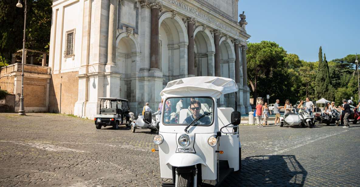 Rome: 2-Hour Vip Tuk-tuk tour with Hotel Pickup and Prosecco - Janiculum Hill viewpoints: wrapping the loop with Rome’s “how big is this” perspective