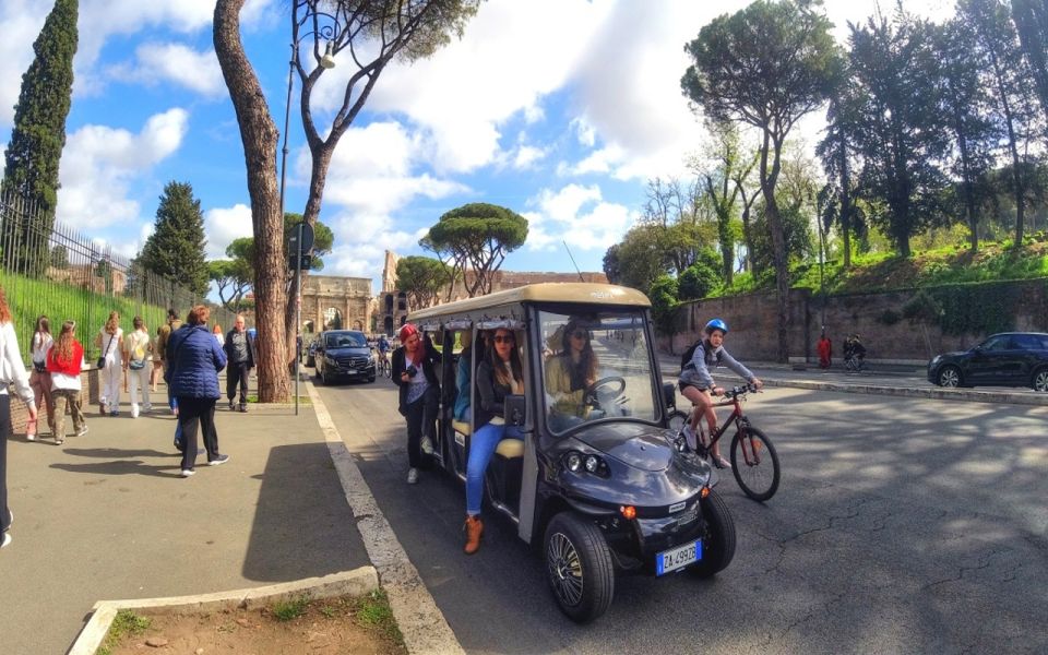 Rome: 3-Hour Panoramic Luxury Golf Cart Tour - The “back in time” opening: Romulus and the Colosseum photos