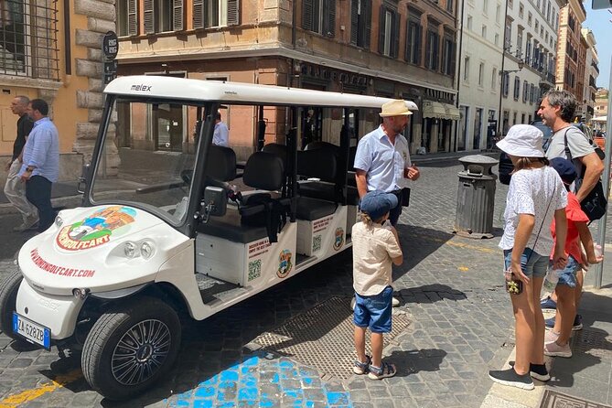 Rome: 3 Hours Private/Group Tour Golf cart with Gelato - Key takeaways before you book