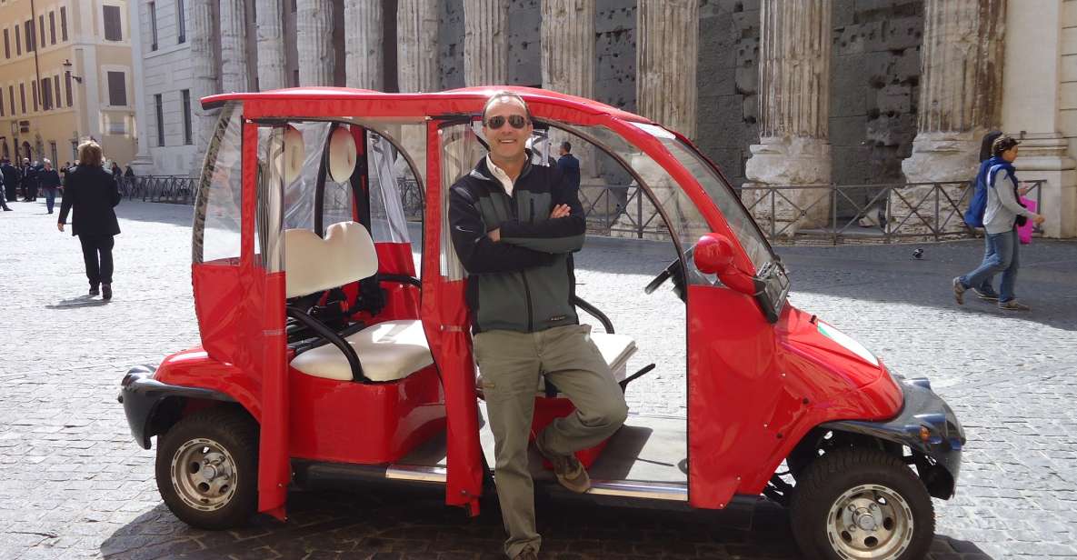 Rome: 4-Hour Private Afternoon Golf Cart City Tour - Why a Private Golf Cart Works So Well in Rome