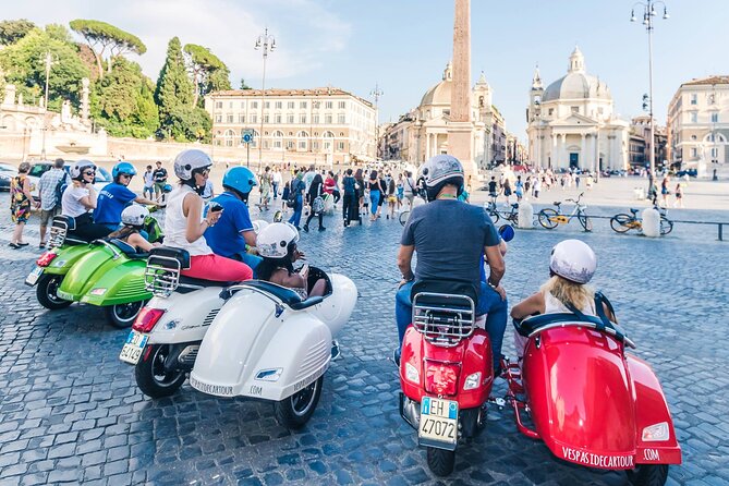 Rome Afternoon Sightseeing Vespa Sidecar Tour with Gourmet Gelato - Piazza Navona and St. Peter’s Square: baroque drama in motion