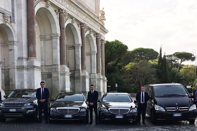 Rome Airport Transfer "over 2500 Viator rides" - Vehicles, luggage, and group size value