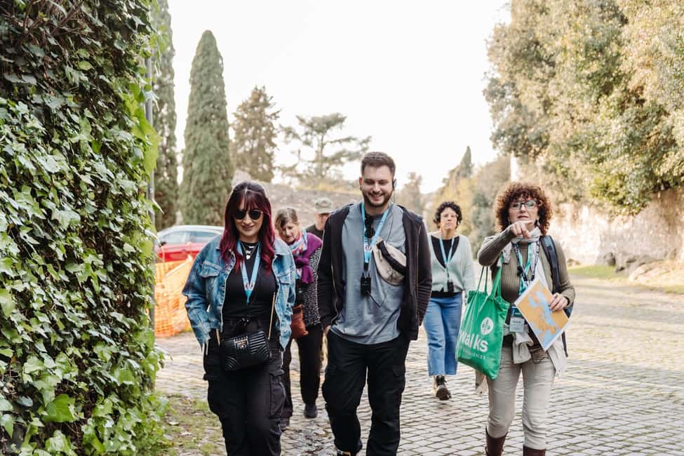 Rome: Appian Way, Aqueducts, and Catacombs Tour - Meeting at Piramide and settling into the ride
