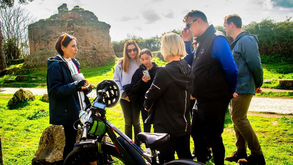Rome: Appian Way Aqueducts Bike Tour (UPG Catacombs & Lunch) - Villa dei Quintili, Tomb of Cecilia Metella, and the Circus of Maxentius