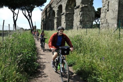 Rome: Appian Way, Catacombs & Roman Aqueducts Top EBike Tour - Meeting at Via Labicana: quick bike setup, then out of the crowds