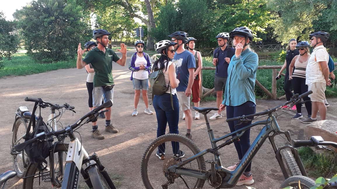 Rome: Appian Way E-Bike Tour Catacombs, Aqueducts & Picnic - The Egeria Spring Break: Picnic or Aperitif in the Park
