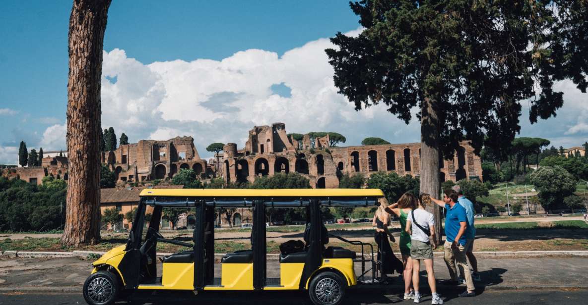 Rome: Appian Way Golf Cart Tour with Roman Catacombs Entry - Key points worth knowing