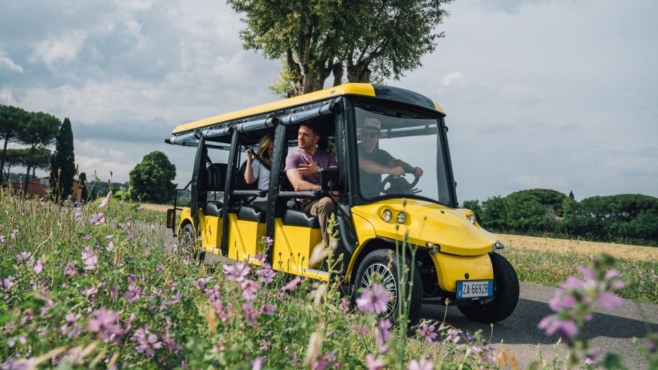Rome: Appian Way Golf Cart Tour with Roman Catacombs Entry - Comfort and logistics: how this tour saves energy without skipping the meaning