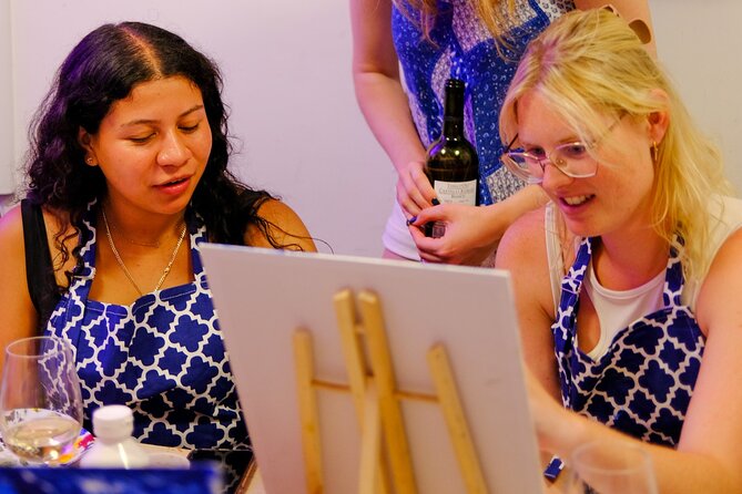Rome Art Class: Painting & Unlimited Wine - What you paint and the techniques you can reuse later