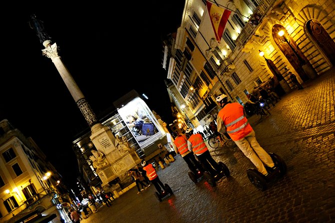 Rome at Night Segway Small Group Tour - Spanish Steps at Evening Rush Hour: Where to Pause for Views