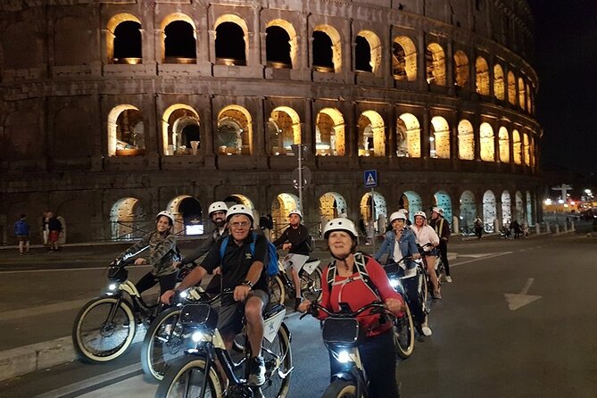 Rome by Night E-Bike Tour with Pizza Option - Key points before you go