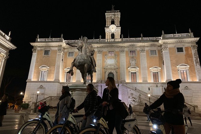 Rome by Night E-Bike Tour with Pizza Option - Piazza Venezia and the Trevi-to-Spanish Steps photo run