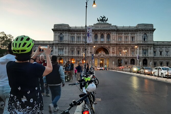 Rome by Night E-Bike Tour with Pizza Option - After-dark highlights: Castel Sant’Angelo and Piazza Navona