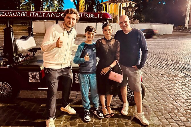 Rome by Night: Golf Cart Tour - Terrazza del Pincio viewpoint with sweeping Rome