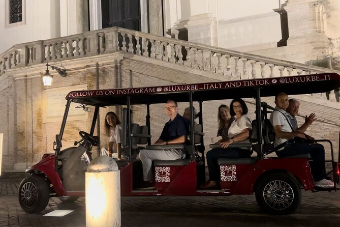 Rome by Night: Golf Cart Tour - Spanish Steps and Trinità dei Monti at night