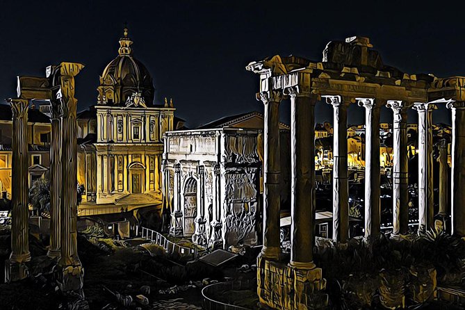 Rome by Night Private Walking Tour - The Pantheon at night: Roman engineering plus religion