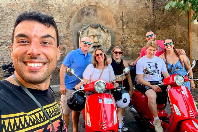 Rome by Vespa – with Francesco: the Best Guided Vespa Tour - Rione Monti meeting point and the Francesco scooter handoff