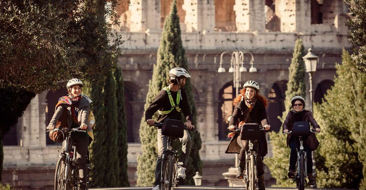 Rome: Cannondale E-Bike Tour of Top Landmarks & More - Riding through back alleys to reach Villa Borghese gardens
