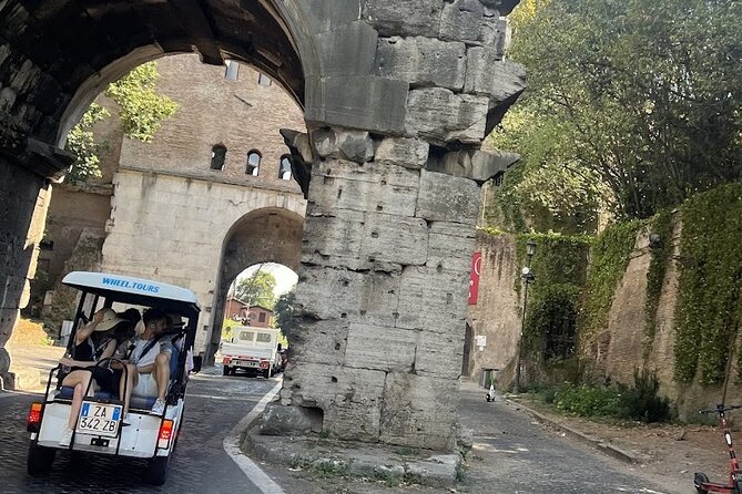Rome Catacomb & Appian Way Small-Group Tour by Golf Cart - Appian Way by golf cart: seeing Via Appia Antica without rushing