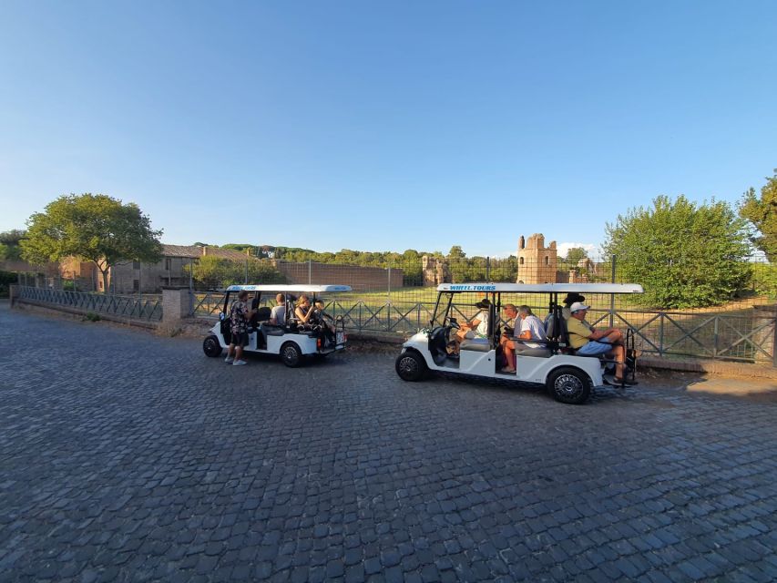 Rome: Catacombs and Appian Way Golf Cart Small-Group Tour - Termini meeting point: easy start, no hotel hassle