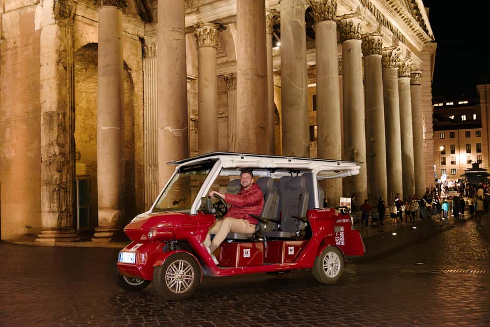 Rome: City Golf Cart at Night Tour - Key things to know before you go