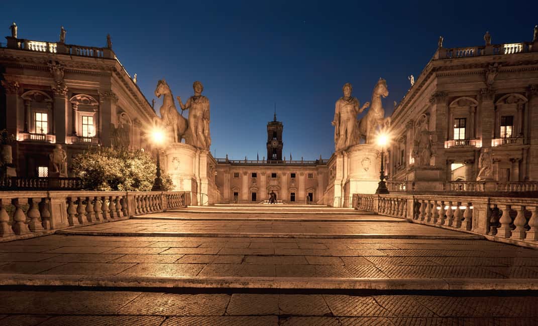 Rome: City Golf Cart at Night Tour - The Pincio Promenade views that make Rome look unreal