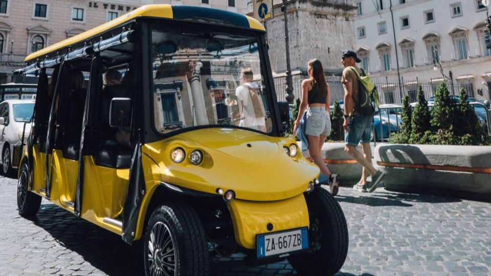 Rome: City Highlights Golf Cart Tour with Local Guide - Trevi Fountain coin toss: quick tradition, strong photo energy