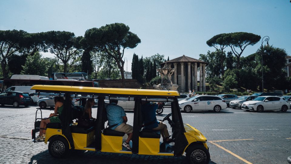 Rome: City Highlights Golf Cart Tour with Local Guide - Piazza Venezia and the Altar of the Fatherland: big monument energy without the ticket line