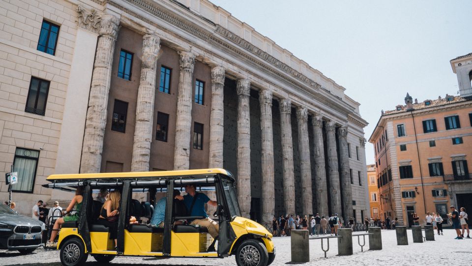 Rome: City Highlights Golf Cart Tour with Local Guide - Teatro Marcello and Largo Argentina: ancient drama without the marathon