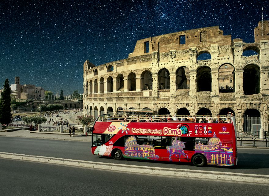 Rome: City Highlights Open-Top Bus Night Tour - How Much Time You Get (And What It’s Worth for $22)