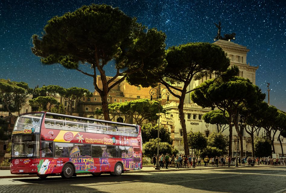 Rome: City Highlights Open-Top Bus Night Tour - Route Highlights: Santa Maria Maggiore to the Colosseum