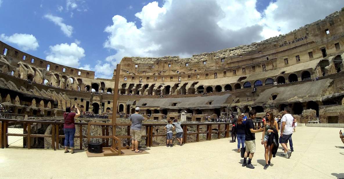 Rome: Colosseum Arena Guided Tour with Roman Forum Option - Colosseum Arena Floor: the view you cannot get from regular tickets