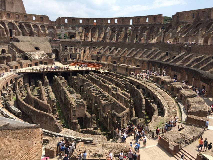 Rome: Colosseum Arena Guided Tour with Roman Forum Option - Entering The Colosseum: meeting point, security, and luggage rules