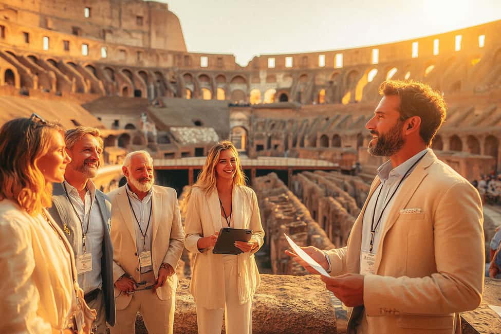 Rome: Colosseum Arena Twilight Tour & Imperial Forum Visit - Finding the meeting point at Via della Polveriera 8 (don’t be late)