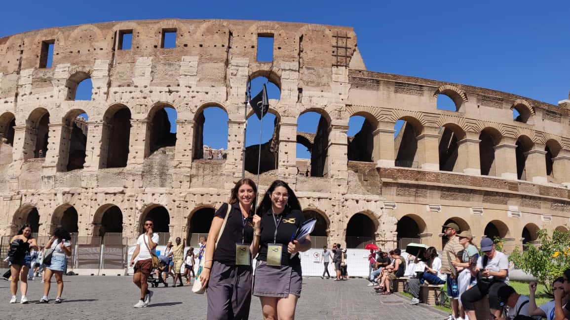 Rome: Colosseum Express Entry with Audio Guide App - Meeting point game plan near the Arch of Constantine