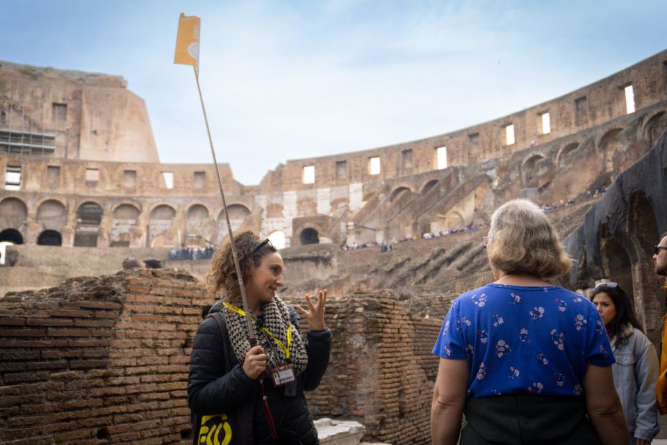 Rome: Colosseum, Roman Forum & Palatine Hill Group Tour - Entering The Colosseum With Speedier Admission And A Real Story