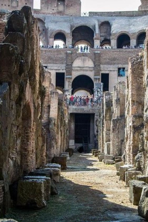 Rome: Colosseum Tour with Underground and Arena Floor Access - Entering the Colosseum Without the Crowd-Pressure