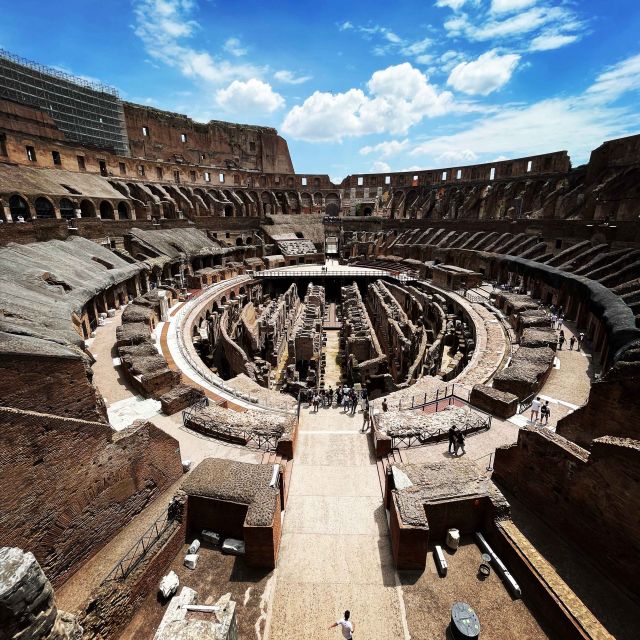 Rome: Colosseum Tour with Underground and Arena Floor Access - Entering the Colosseum and the Restricted First-Floor Areas