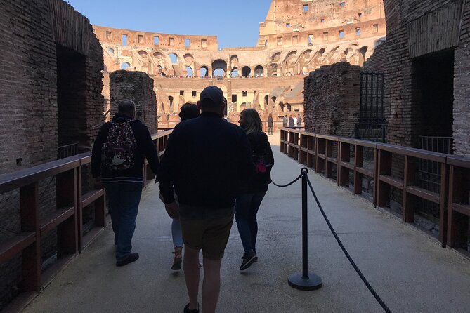 Rome Colosseum with Arena, Roman Forum & Palatine Guided Tour - What you actually see: Arena floor, rings, and the underground display