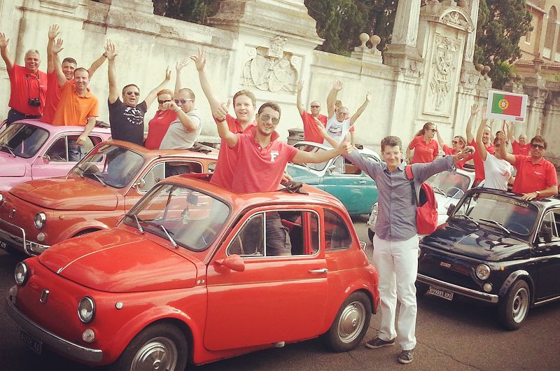 Rome Driving Tour By Vintage Fiat 500 - Rome in a Vintage Fiat 500: The Real Celebrity Factor