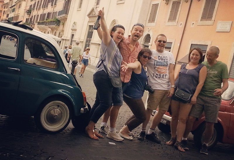 Rome Driving Tour By Vintage Fiat 500 - Coffee, Espresso, and Gelato Breaks Along the Way