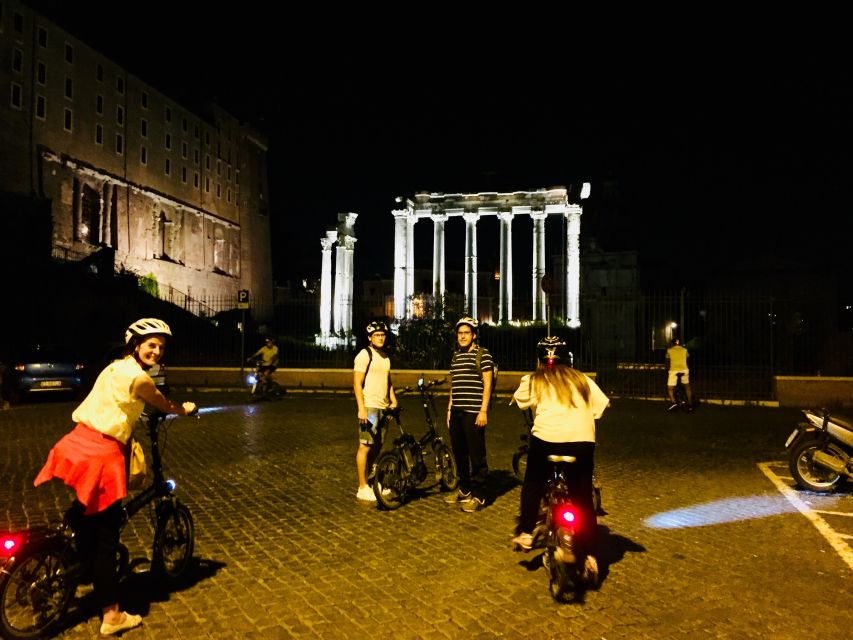 Rome: E-Bike Night Tour with Food and Wine Tasting - Vatican approach and St. Peter’s Basilica: seeing it after dark