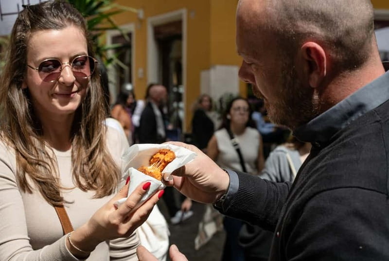 Rome: Eat Like a Roman Ghetto & Campo de' Fiori Food Tour - The street-food lineup: porchetta panini, supplì, Roman pizza, and more