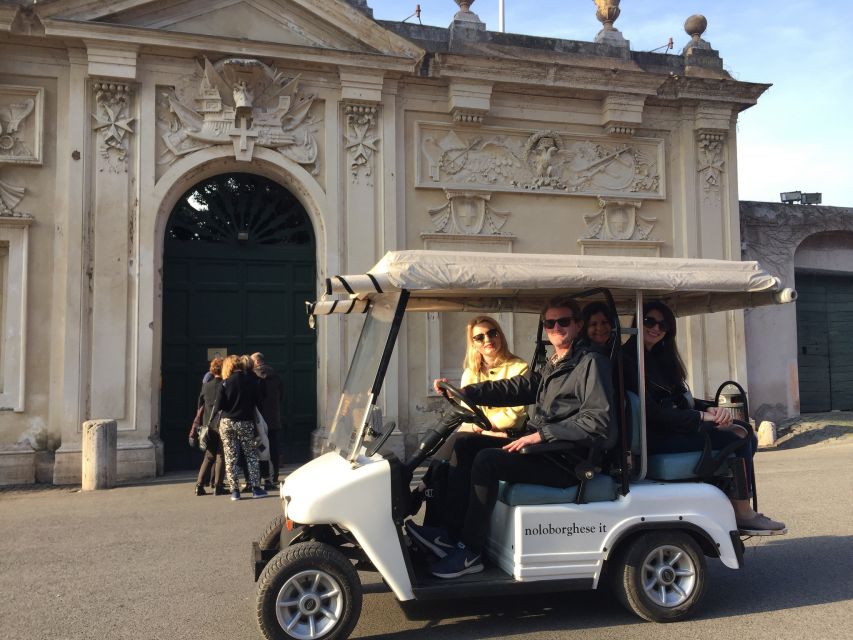 Rome: Evening Golf Cart Tour with Aperitivo - Pyramid of Cestius, Jewish Ghetto, and Mouth of Truth context