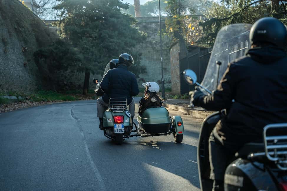Rome: Evening Vespa Sidecar City Tour - Circus Maximus to Trastevere: A Break That Feels Like Rome