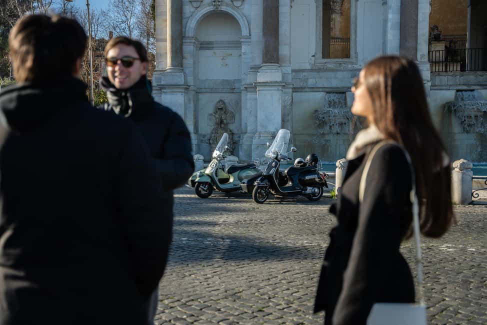 Rome: Evening Vespa Sidecar City Tour - Piazza Venezia to the Colosseum: Sunset Photos Without the Ticket Lines