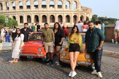 Rome: Fiat 500 Vintage City and Photo Tour - Meeting at Caffè Oppio in front of the Colosseum