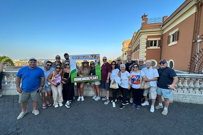 Rome Full Day Private Golf Cart Tour with Hotel Pickup 6 hours - Sant’Ignazio di Loyola: the baroque ceiling trick (entry included)